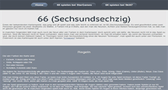 Desktop Screenshot of kartenspiel66.info
