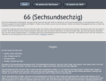 Tablet Screenshot of kartenspiel66.info